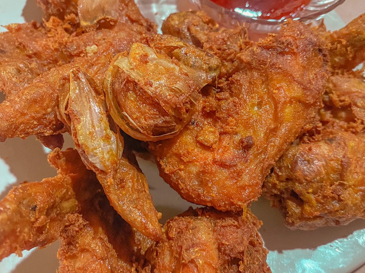 Resep Chicken wings bumbu bawang yang Enak