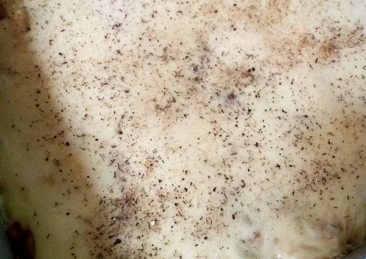 Macaroni schotel panggang with cream cheese