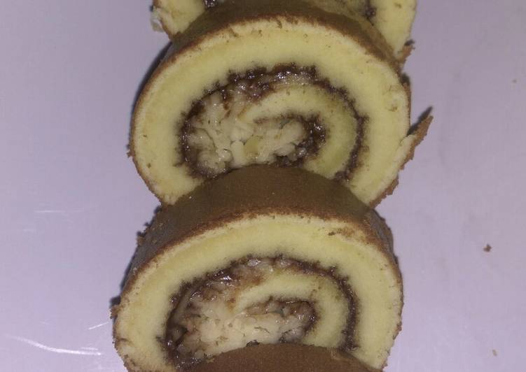 Roll Cake Choco chesee