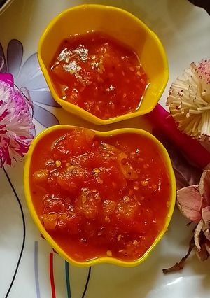 টমেটোর চাটনি(Tomato chutney recipe in Bengali) রেসিপির প্রধান ছবি