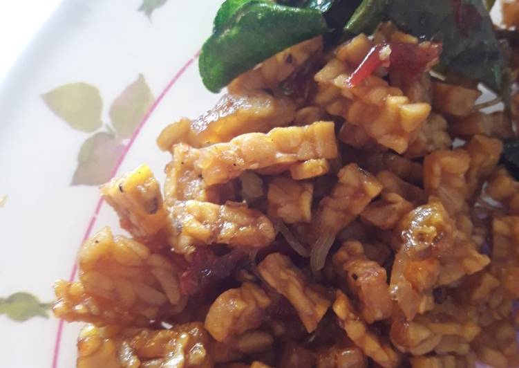 Resep Kering Tempe Pedas Manis, Bikin Ngiler