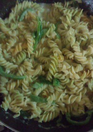 Una foto de Pasta a la crema