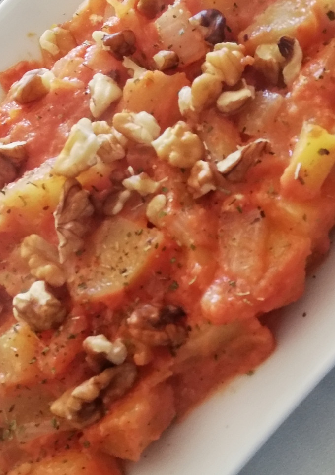 Una foto de 💞Patatas con tomate