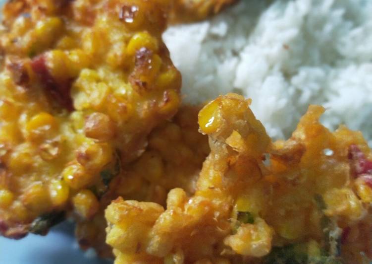 Resep Bakwan/ perkedel jagung manis check ?, Enak Banget