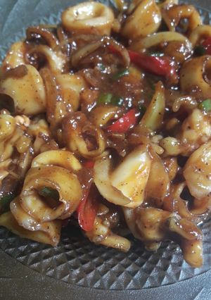 Foto resep Cumi Saos Lada Hitam