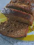 Budín de manzana y avellanas saludable
