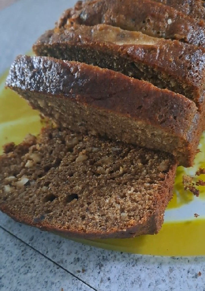 Una foto de Budín de manzana y avellanas saludable