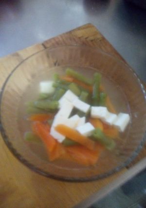 Una foto de Caldo tlalpeño