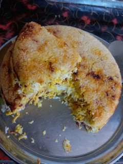 عکسی از دستور ته چین مرغ