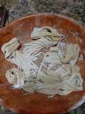 Masa de pasta italiana de huevo