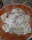 Masa de pasta italiana de huevo