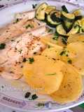 Branzino al Limone con Patate e Zucchine 🍋🥒
