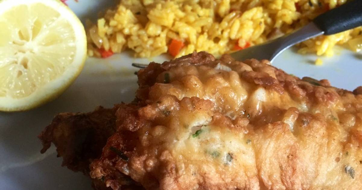 Milanesas De Merluza Con Arroz A La Española 🤯😏🤤 Receta De Bri Garrido ️ Cookpad 2368