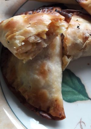 Una foto de Empanadillas vegetales con gambas