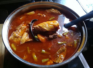 Una foto de Caldo Tlalpeño