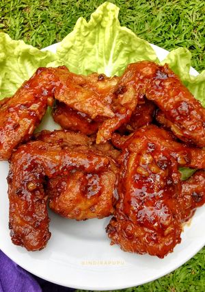 Foto resep Honey Spicy Chicken Wings