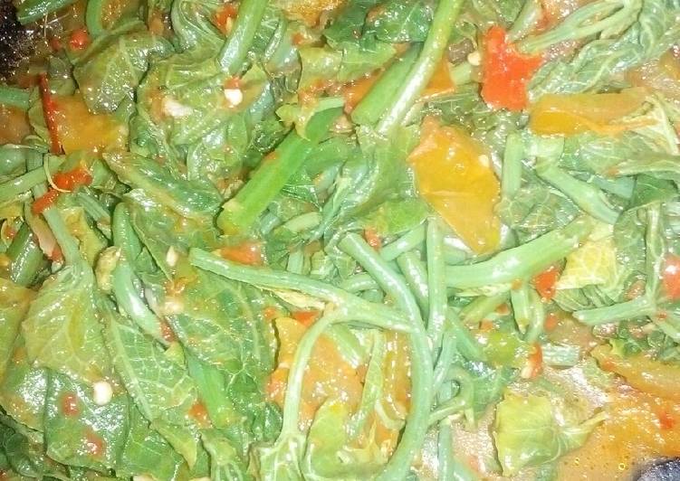 Cara mudah Menyiapkan Cah pucuk labu siam / jepang yang mudah