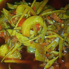 A picture of Local ugba sauce is bae😋😋.