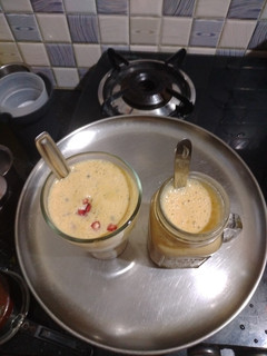 மேங்கோ போமோ மில்க் ஷேக். Summer recipes செய்முறை முக்கிய புகைப்படம்