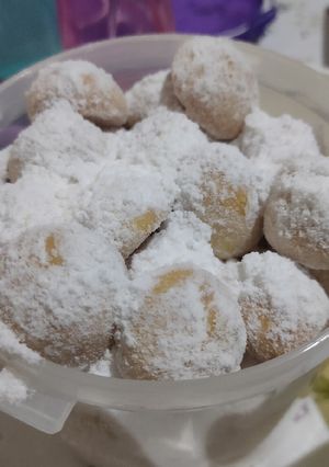 Foto resep Kue putri salju keju 1 kuning telur