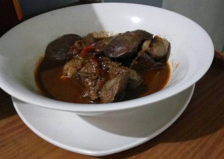 Hati ayam bumbu kecap"alaku 😉"