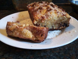 Budín de manzana con chips de chocolate