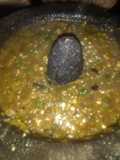 Charred Green Salsa Molcajeteada