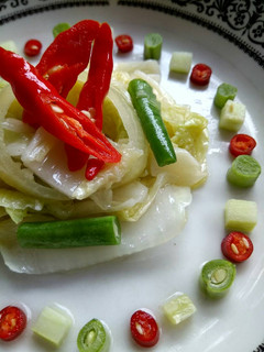 Foto resep Tumis Sawi Putih Buncis