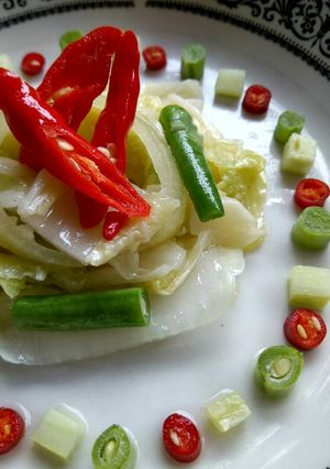 Foto resep Tumis Sawi Putih Buncis