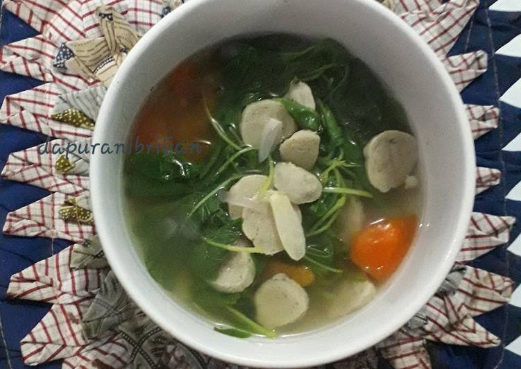 Resep Sayur bayam sedap wangi batita Lezat