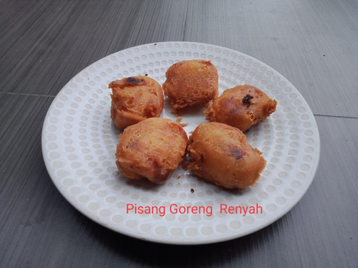 Ternyata begini lho! Resep membuat Pisang goreng renyah dijamin enak