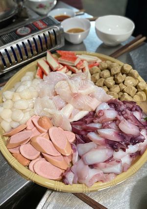 Hình của món Lẩu kim chi.