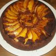 Torta invertida de manzanas