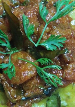 A picture of Prawns dry masala.