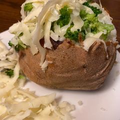 A picture of Date night bake potatoes.
