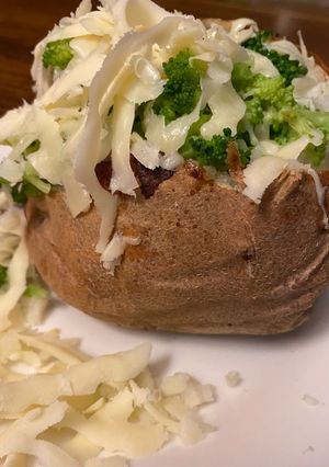 A picture of Date night bake potatoes.