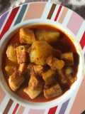 Tiras de Canana con patatas
