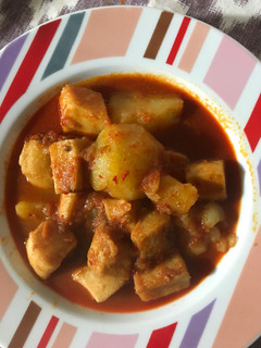Una foto de Tiras de Canana con patatas