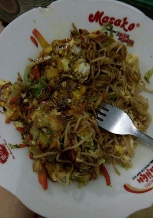 Foto resep Mie goreng telur sayur