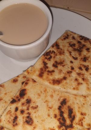 صورة لوصفة كسرة الفرينة (طحين) للقهوة