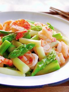 蘆筍炒蝦仁 的食譜成品照片