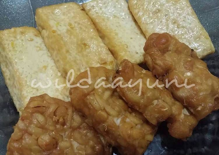 Tempe Tahu Goreng Tradisional