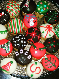 Una foto de Alfajores de navidad
