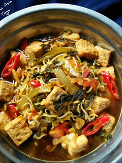 Foto resep Tumis Sawi Asin Tahu Toge