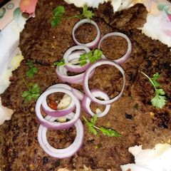 A picture of Chapli kabab.