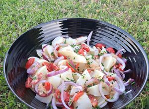 Une photo de Salade de pâtisson
