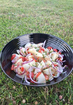 Une photo de Salade de pâtisson