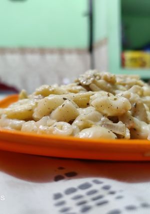 হোয়াইট সস পাস্তা (white sause pasta recipe in bengali) রেসিপির প্রধান ছবি