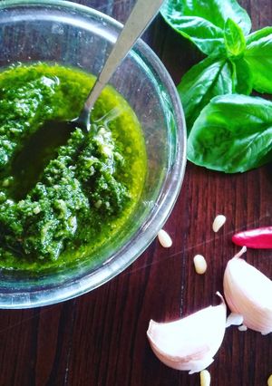 A picture of Pesto alla Genovese.