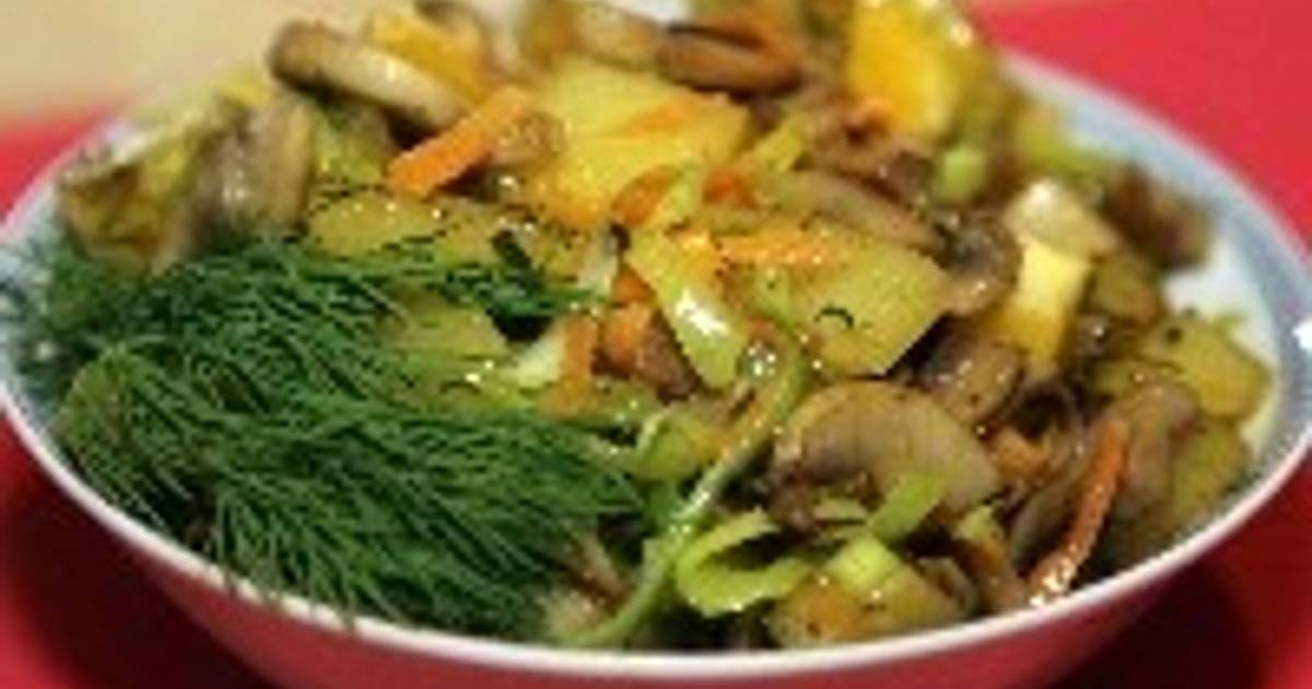 Салаты С Сушеными Грибами Рецепты С Фото